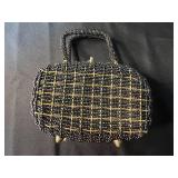 Collection of Vintage Handbags and Colorful Silk Scarves