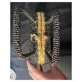 Collection of Vintage Handbags and Colorful Silk Scarves