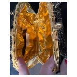 Collection of Vintage Handbags and Colorful Silk Scarves