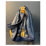 Collection of 3 Handbags: Relic Floral Bag, La Tour Eiffel Colorblock Backpack, and Metallic Mesh Purse