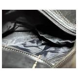 Set of 3 Stone Mountain Handbags and Gold Dipped (Plated) Leaf Brooch & Pendant