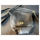 Collection of 4 Black Leather Handbags and Crossbody Bags - inc Coach & Relic
