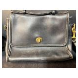 Collection of 4 Black Leather Handbags and Crossbody Bags - inc Coach & Relic
