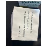 Collection of Wooden Craft Sticks, Sandwich Picks, Pipe Cleaners, and Disposable Aprons