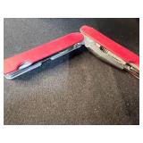 Box of Assorted Hand Tools including Pliers, Cutters, and Multi-Tool