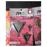 Mixed Lot of Jewelry Findings, Pendants, Bezels, and Craft Supplies