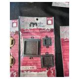 Mixed Lot of Jewelry Findings, Pendants, Bezels, and Craft Supplies