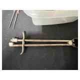 Mixed Lot of Hand Tools and 36pc 1/8in Steel Stamping Set - qty not verified