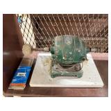 Metal Industrial Shelving Unit with Mesh Sides, 65x30x11 Inches5 Shelves & Mixed Workshop Lot with Pliers Sets, Hand Tools, Bungee Cords and Grinder