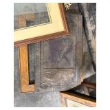 Collection of Vintage and Antique Picture Frames, Mat Boards, Decorative Panels