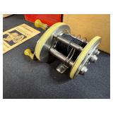 Vintage Shakespeare President Fishing Reel with Box, Manual, and Accessories
