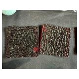 Collection of Handmade Glass Coasters and Table Accessories