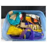 Large Collection of Assorted Gift Bags and Tissue Paper in Tote