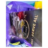 Large Collection of Assorted Gift Bags and Tissue Paper in Tote