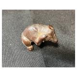 Collection of Vintage Mini Animal Figurines, Glass Vases, and Decorative Items Inc Van Briggle Colorado Springs Pottery