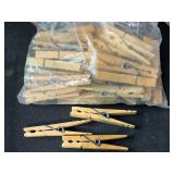 Assorted Clothespins, Carabiner Hooks, Curtain Hooks, Metal Wall Decor, and Bungee Cords