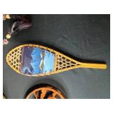 Native American Collectibles and Folk Art Lot with Baskets, Pipe, and Decor