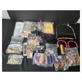 Collection of Jewelry Making Supplies, Tools and Accessories
