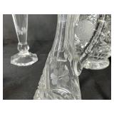 Collection of 5 Decorative Glass and Porcelain Tableware Pieces inc Lamberton