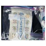 Large Collection of Handmade Crochet and Embroidered Linens with Accessories