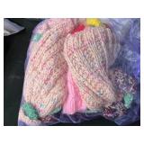 Large Collection of Handmade Crochet and Embroidered Linens with Accessories