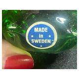 Collection of Crystal and Glass Mini Figurines, Sweden Handmade Crystal, and Decor Box