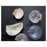 Assorted Vintage Shell-Shaped Dishes and Trinket Bowls