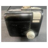 Canon PowerShot A480 and Kodak Brownie Hawkeye Cameras with Textile Pouch