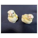 Collection of Ceramic and Glass Easter Decor with Goebel Chicks and Egg Cups