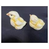 Collection of Ceramic and Glass Easter Decor with Goebel Chicks and Egg Cups