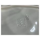 VTG Fitz & Floyd 1992 Quilt Collection Ceramic Holiday Coffee/Tea Set w Sugar, Creamer, Salt, Pepper and Tray & Lot of Mini Figurines