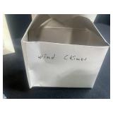 VTG Framed Nude Art, Decorative Fruit Bowl, and Wind Chimes