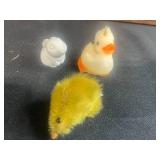 Vintage Easter Egg Collection with Boxes, Miniature Ornaments, and Egg Holders