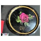 Vintage Old Dutch Potato Chip Tin (no lid), Tray, Cookie Cutters, Tumblers, and Kitchen Accessories Assortment