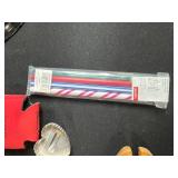 Vintage Old Dutch Potato Chip Tin (no lid), Tray, Cookie Cutters, Tumblers, and Kitchen Accessories Assortment