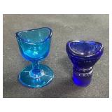 California Pottery Pink Lady Dancer Figurine & Vintage Vanity Decor Display Collection Glass Busts Mini Perfume Bottles