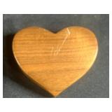 Collection of Vintage Decorative Trays, Plates, and Heart Box Assortment