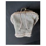 Collection of 4 Vintage Handbags Including Tooled Leather and Wicker Purse