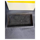 Lot of Jewelry Display Stands, Velvet Pads, and Showcase Accessories with Storage Bin