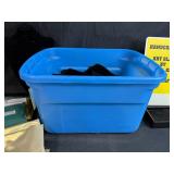 Lot of Jewelry Display Stands, Velvet Pads, and Showcase Accessories with Storage Bin