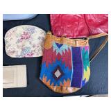 Collection of Handbags, Purses, and Wallets with Storage Tote