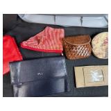 Collection of Handbags, Purses, and Wallets with Storage Tote