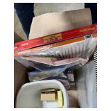 Household Assortment with Air Filters, Storage Bags, and Containers