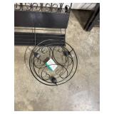 Collection of 3 Metal and Wood Wall Decor Racks