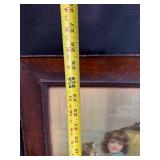 Set of 3 Framed Vintage Prints Featuring Children and Animals