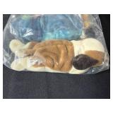 Set of 3 Ty Beanie Babies Plush Toys in Zipper Bag