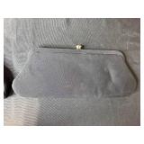 Set of Vintage Evening Clutches and Pouches - Black, Silver, Gold