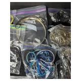 Bulk Lot of Assorted Necklace Cords and Chains with Clasps for Jewelry Making