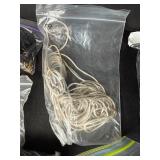 Bulk Lot of Assorted Necklace Cords and Chains with Clasps for Jewelry Making