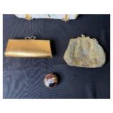 Vintage Ladies Handbag Collection with Lily-Bet Palm Beach Wicker Purse and Accessories